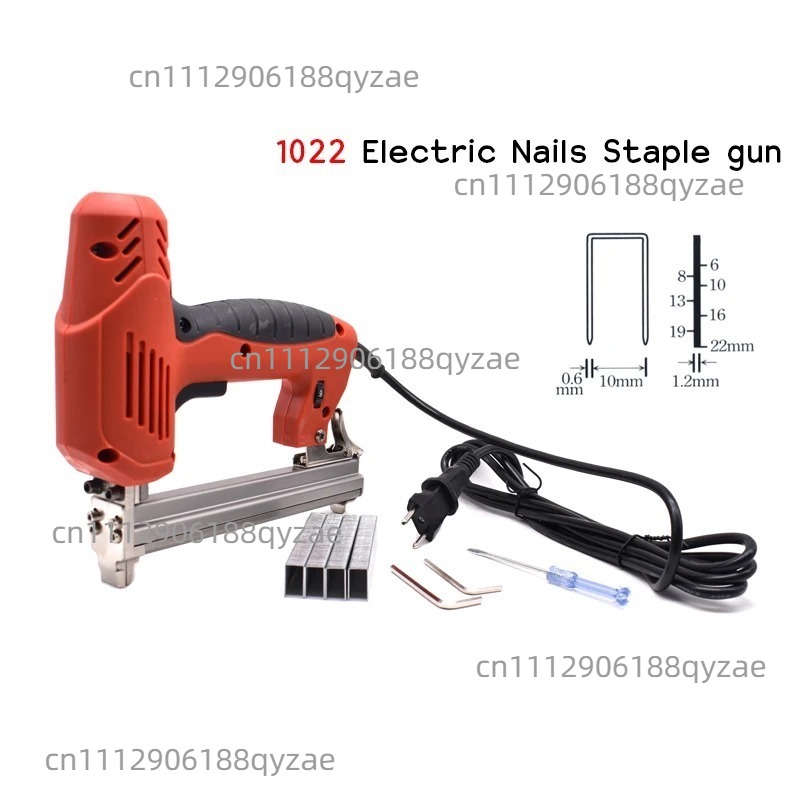 Woodworking Nail Gun - Electric Nails Staple Gun Adjustable 1022-yard