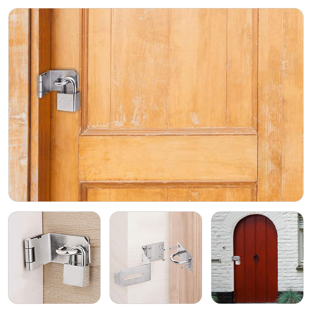 Woodworking Garage - Stainless Steel Safety Hasp Latch 4