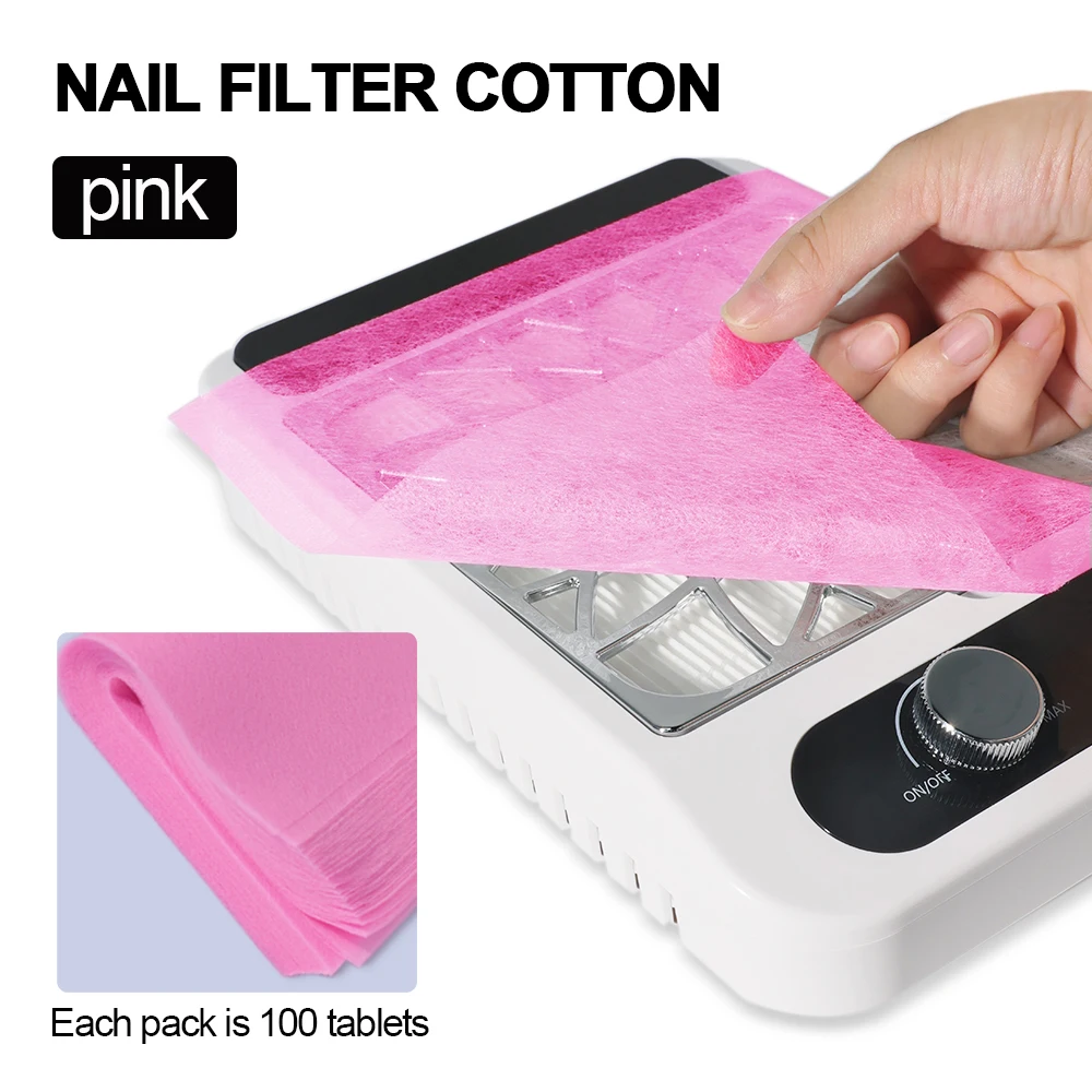 Woodworking Vacuum Press Kit - 100Pcs/Bag Nail Art Vacuum Dust Collector