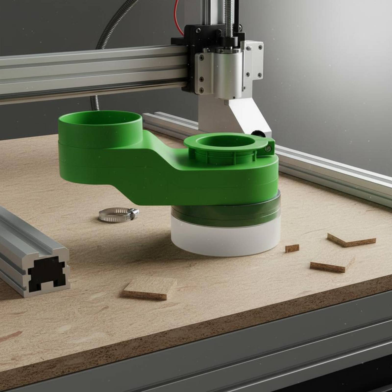 Spindle Dust Cover Clean Cutti - Woodworking Cnc Machine 评论和价格