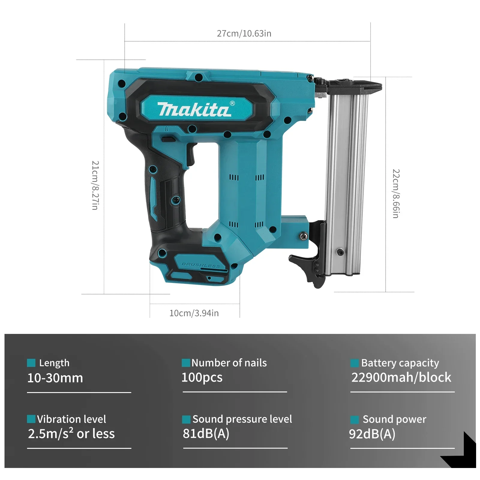 Makita Lithium-Ion Nail Gun:18 - Woodworking Nail Gun 评论和价格
