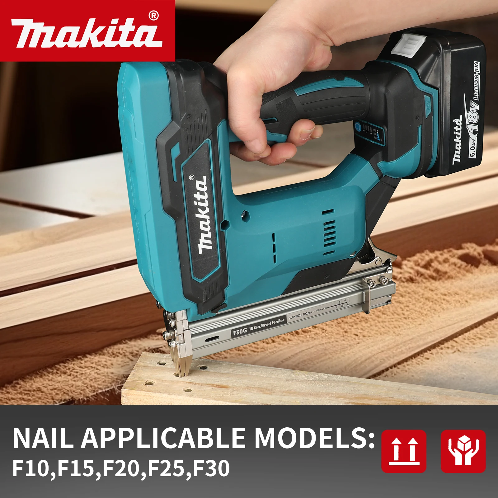 Makita Lithium-Ion Nail Gun:18 - Woodworking Nail Gun 评论和价格