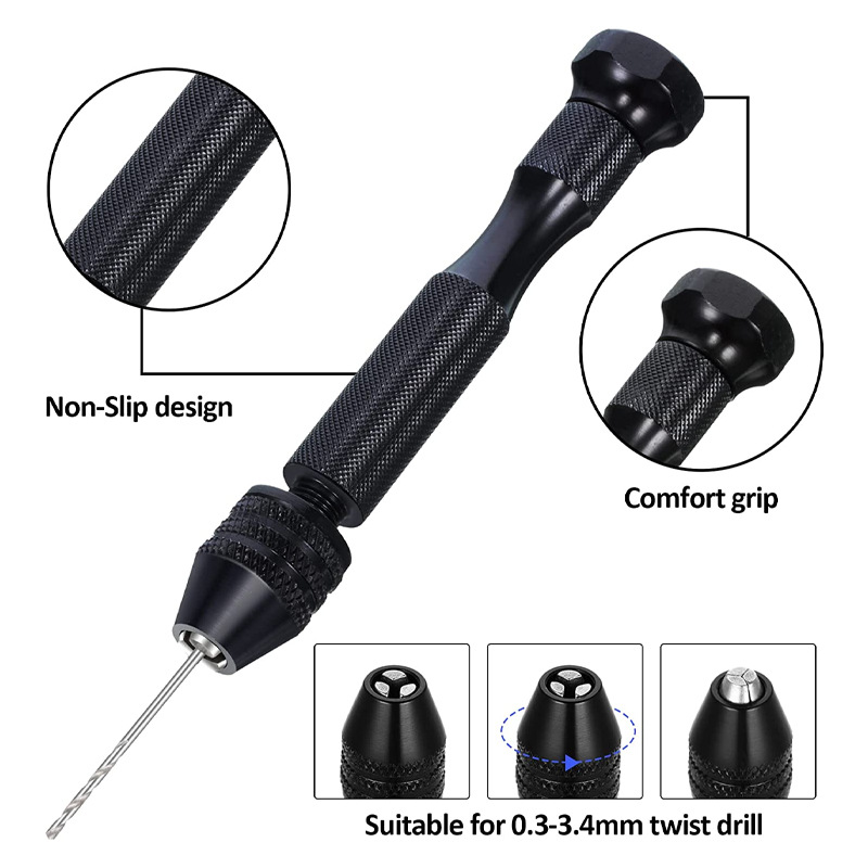 Micro Mini Pin Vise Hand Drill - Woodworking Front Vise 评论和价格