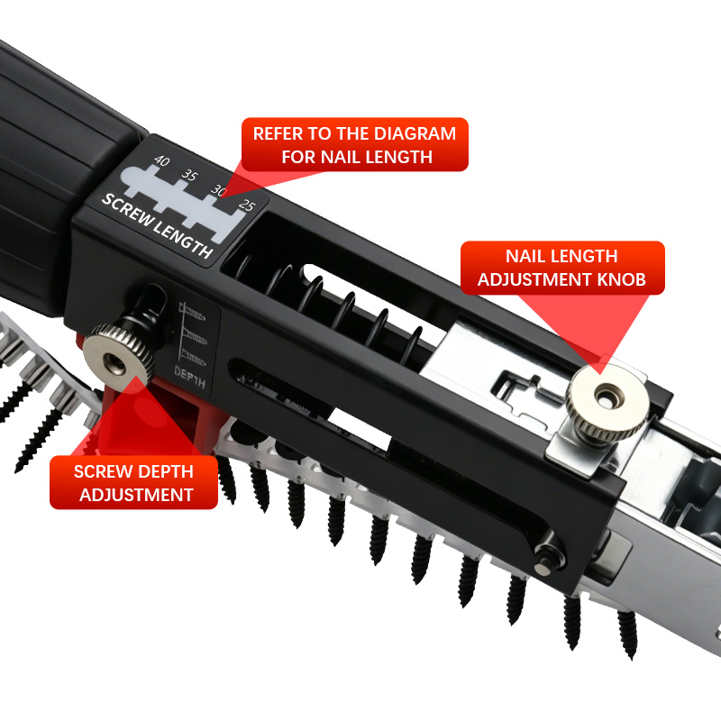 Automatic Chain Nail Gun Adapt - Woodworking Nail Gun 评论和价格