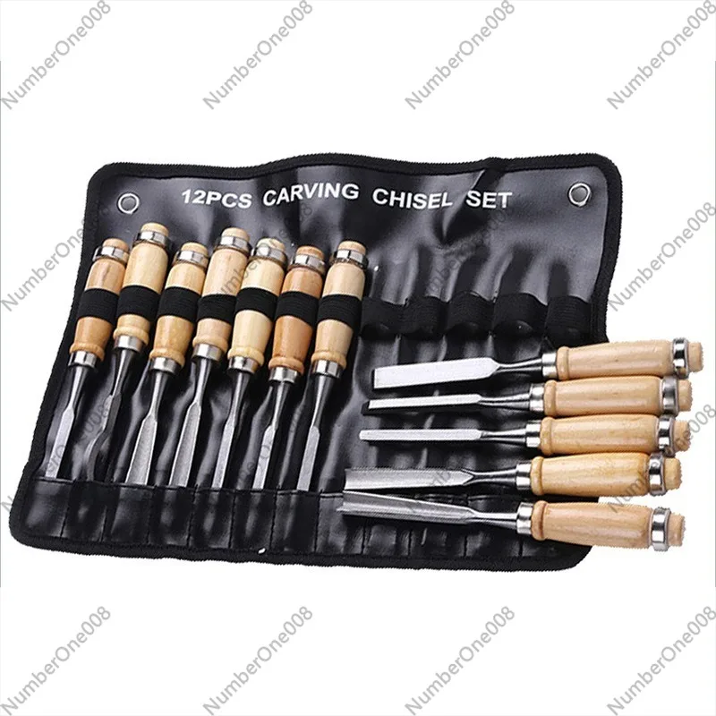 12PCS Wood Carving Tools Set P - Wood Chisel Set 评论和价格