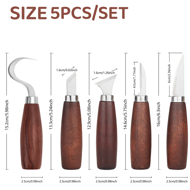 5pcs tools for wood carving Ch - Wood Chisel Set 评论和价格