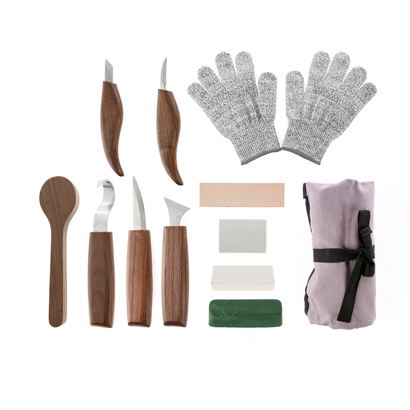 12PCS Walnut Chrome Vanadium S - Wood Chisel Set 评论和价格
