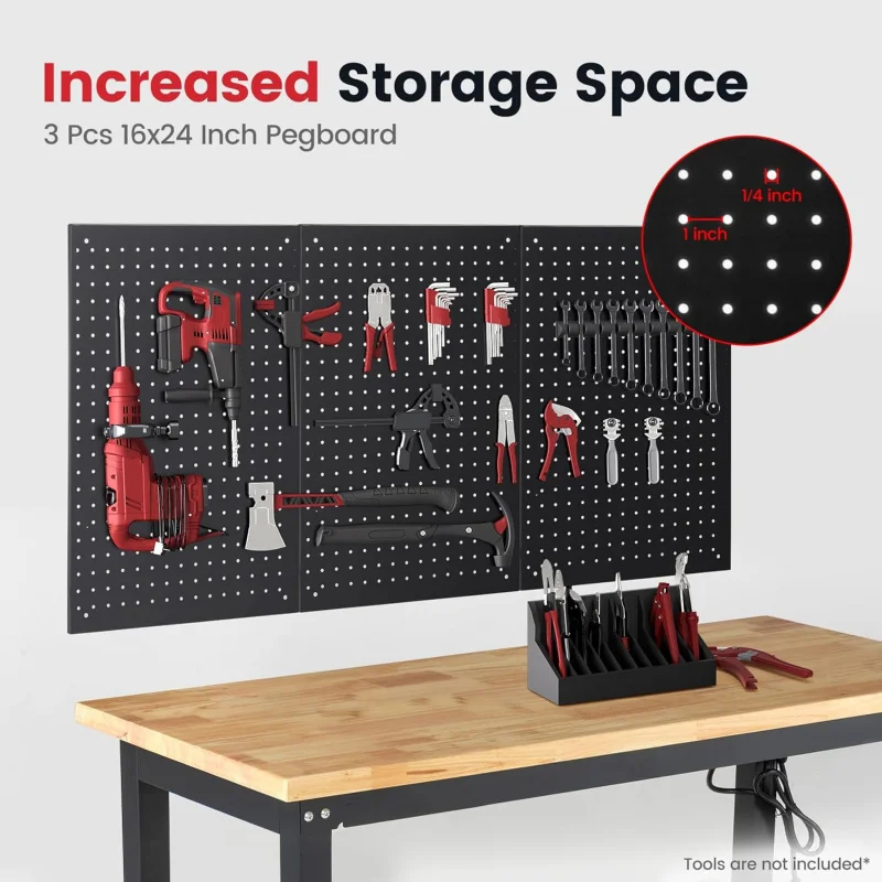 Work Table for Garage Adjustab - Woodworking Garage 评论和价格