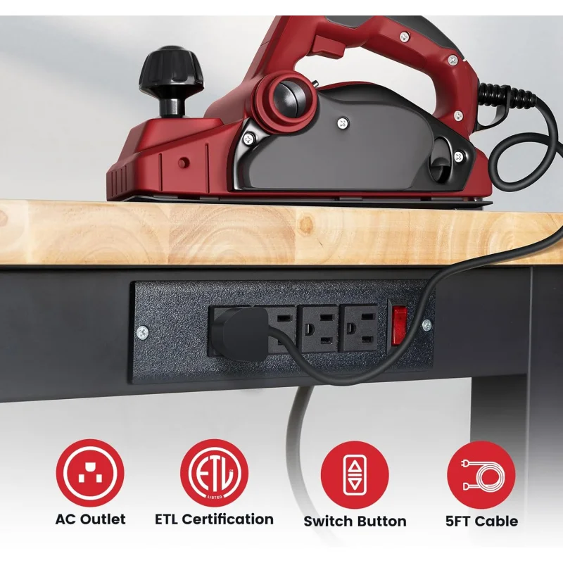 Work Table for Garage Adjustab - Woodworking Garage 评论和价格