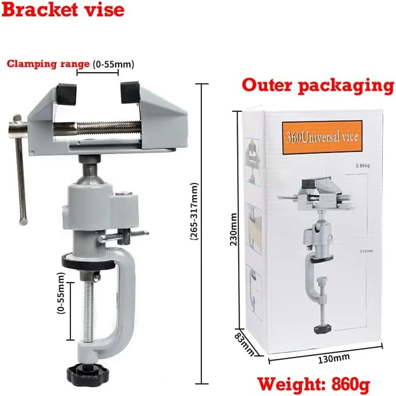 Multifunctional Aluminum Alloy - Woodworking Vise For Workbench 评论和价格
