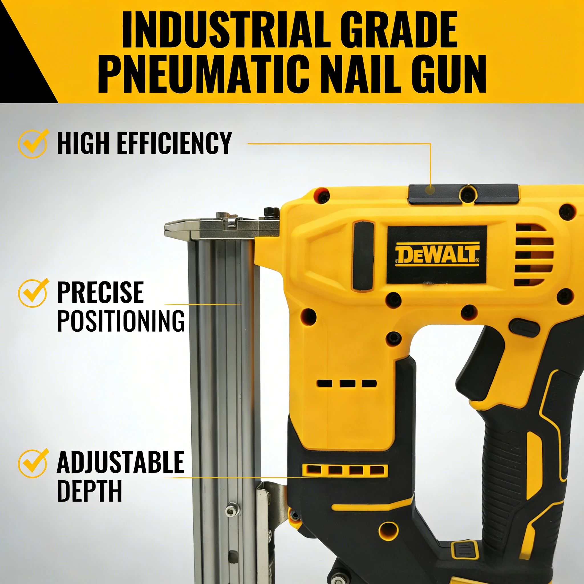 DEWALT Compact 18 Gauge Cordle - Woodworking Nail Gun 评论和价格