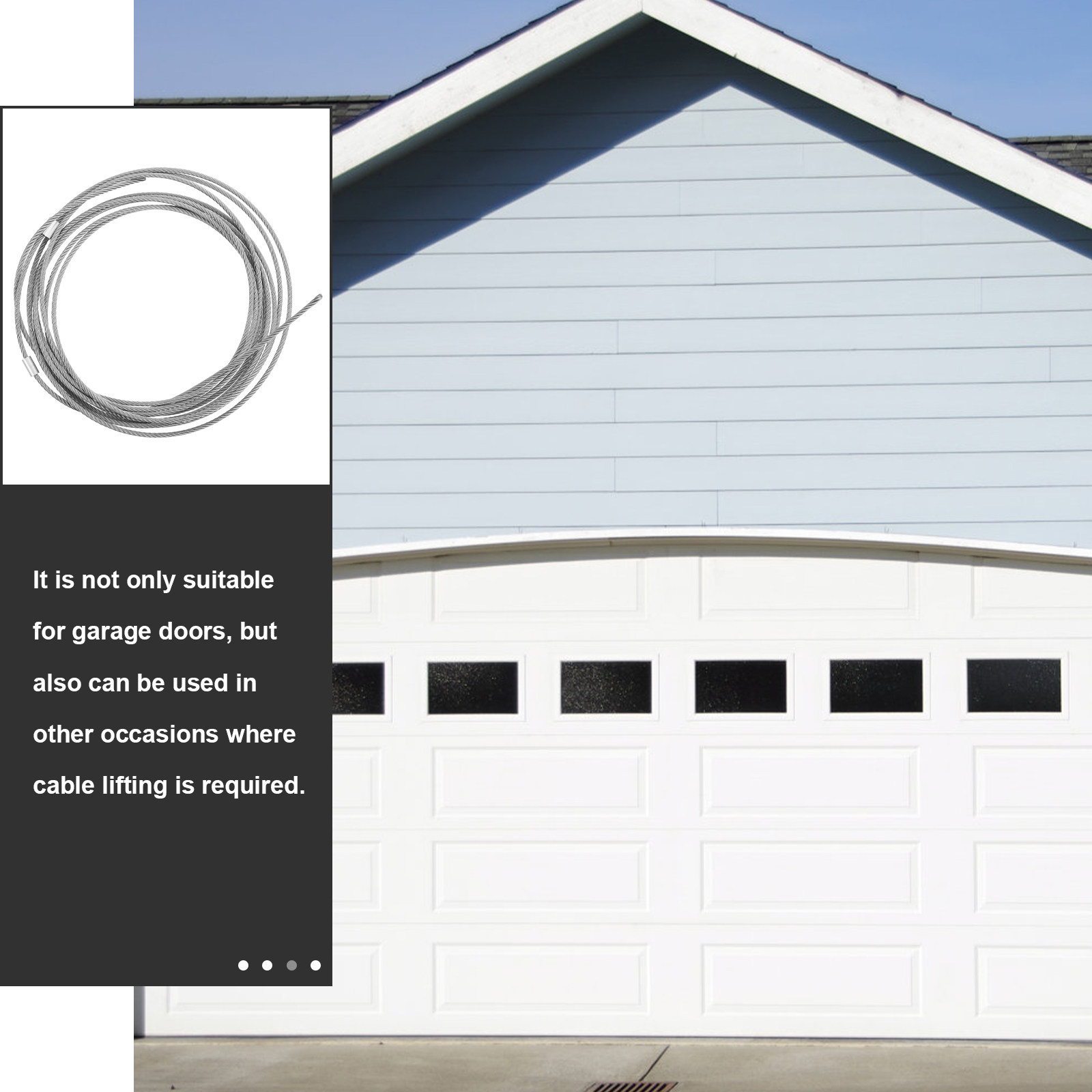 Steel Cable Stainless Garage D - Woodworking Garage 评论和价格