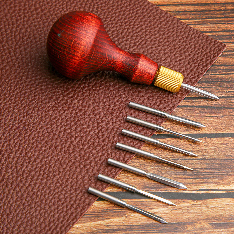 1Set DIY Leather Punch Awl Woo - Woodworking Shoes 评论和价格