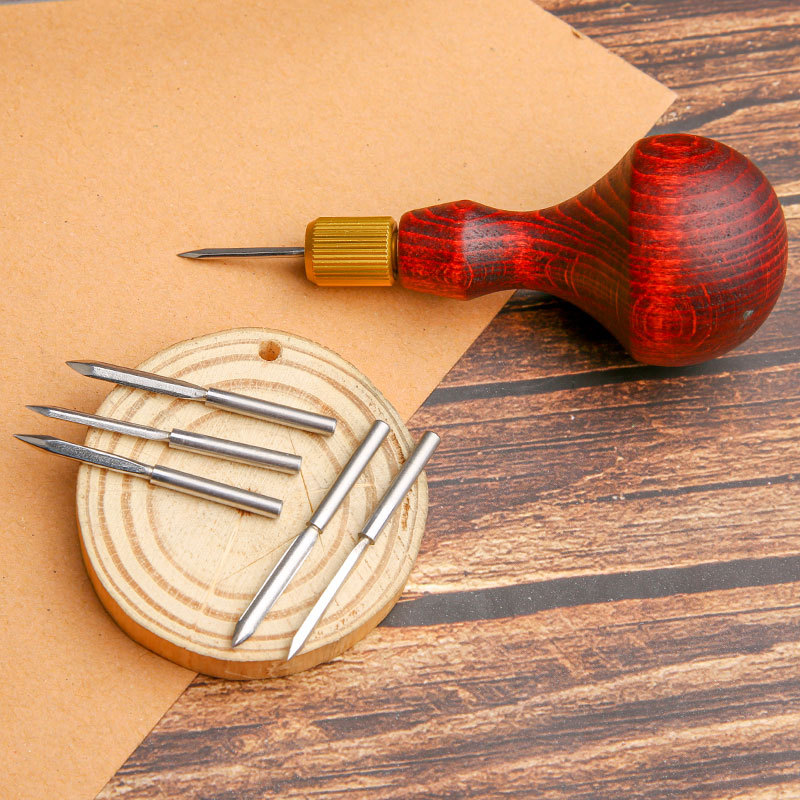 1Set DIY Leather Punch Awl Woo - Woodworking Shoes 评论和价格