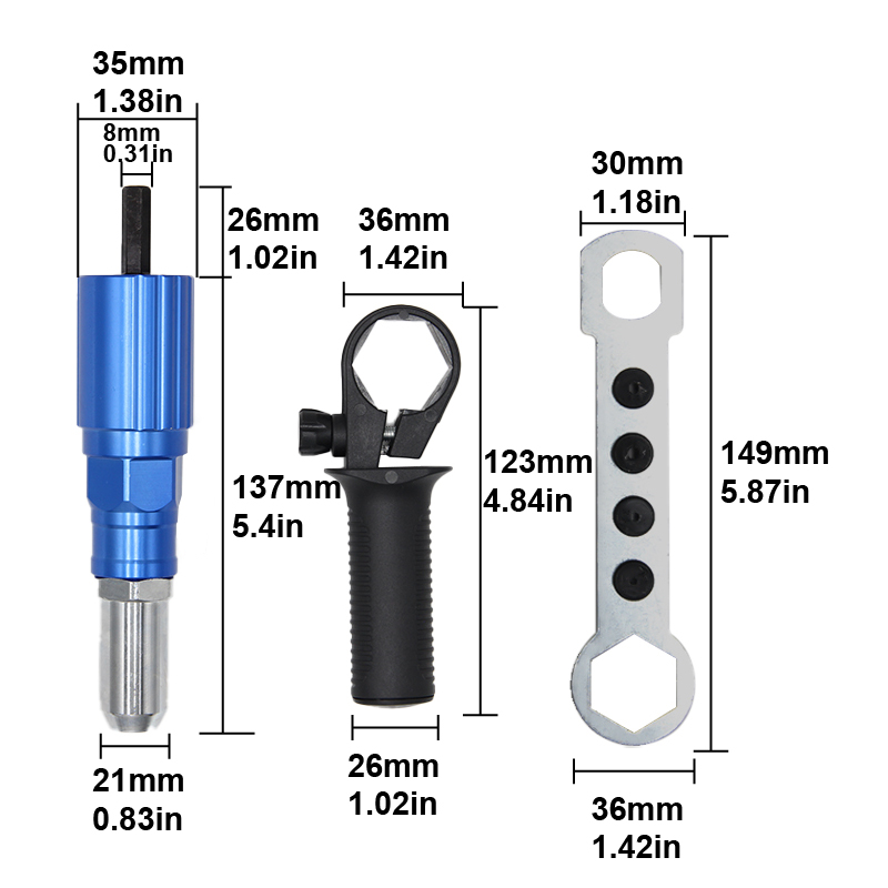 Electric Aluminum Alloy Rivet  - Woodworking Nail Gun 评论和价格