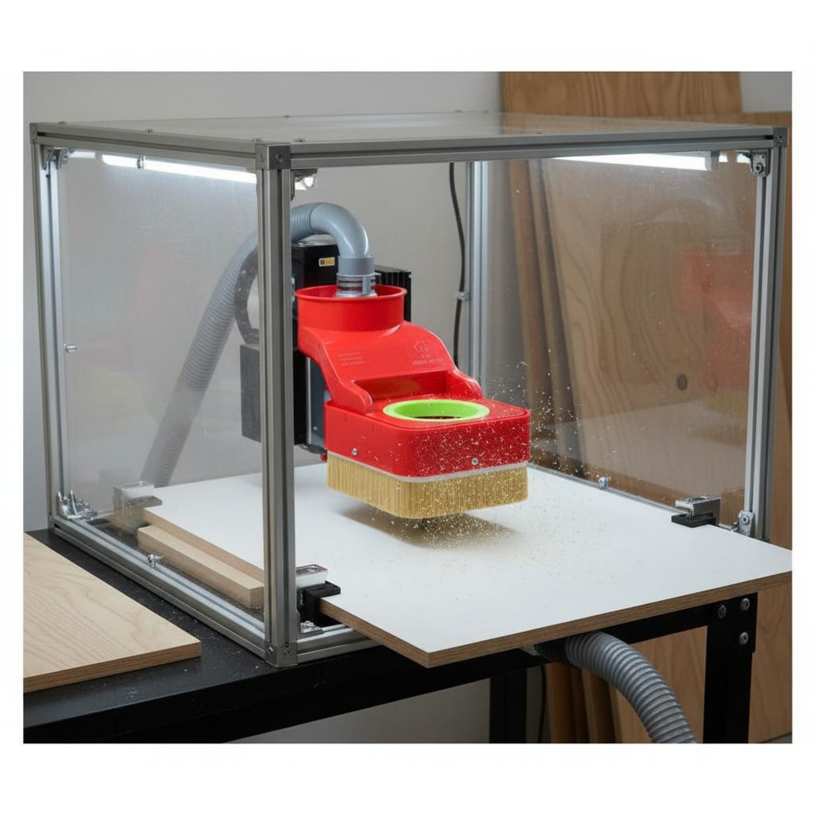 CNC Router Dust Shoe Woodworki - Vacuum Woodworking 评论和价格