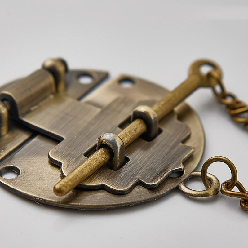 3Pcs Vintage-Style Alloy Lock  - Woodworking Finishing 评论和价格
