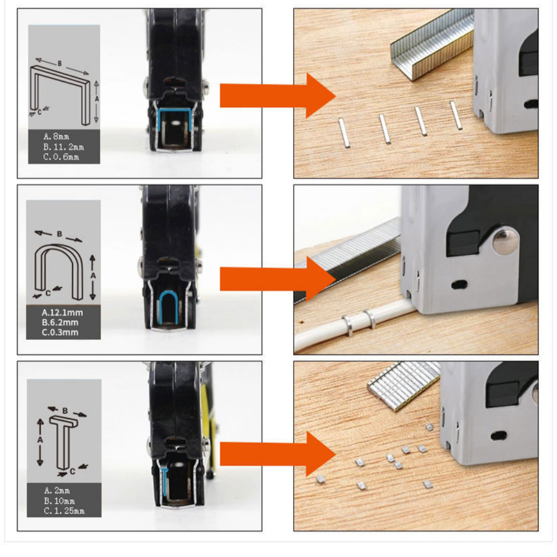 T/U/Door Shaped Heavy Duty Sta - Woodworking Nail Gun 评论和价格