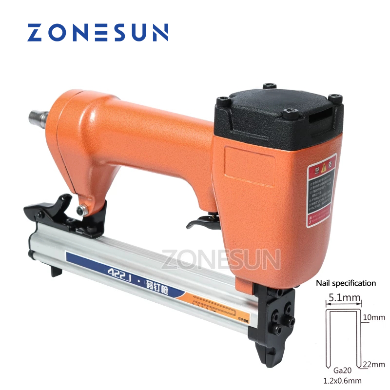 ZONESUN 422J Ga20 5.1mm Width  - Woodworking Nail Gun 评论和价格
