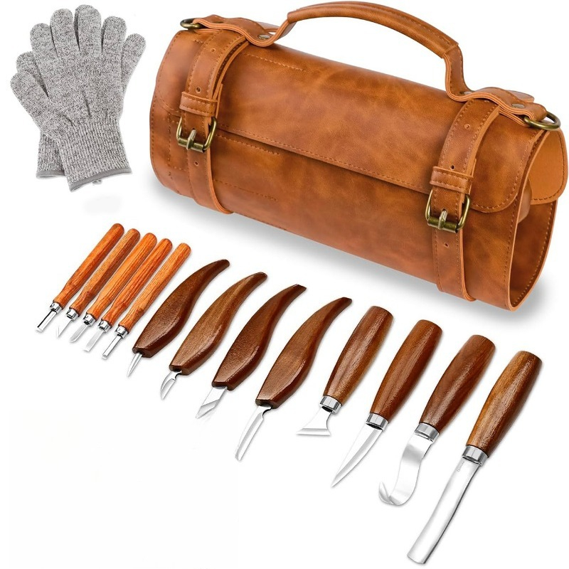 Handmade Wood Carving Tool Set - Wood Chisel Set 评论和价格