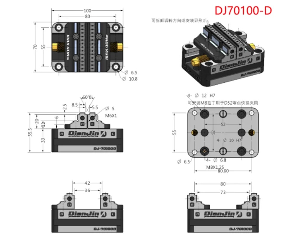 Four-Five-Axis Self-Centing Vi - Woodworking Front Vise 评论和价格