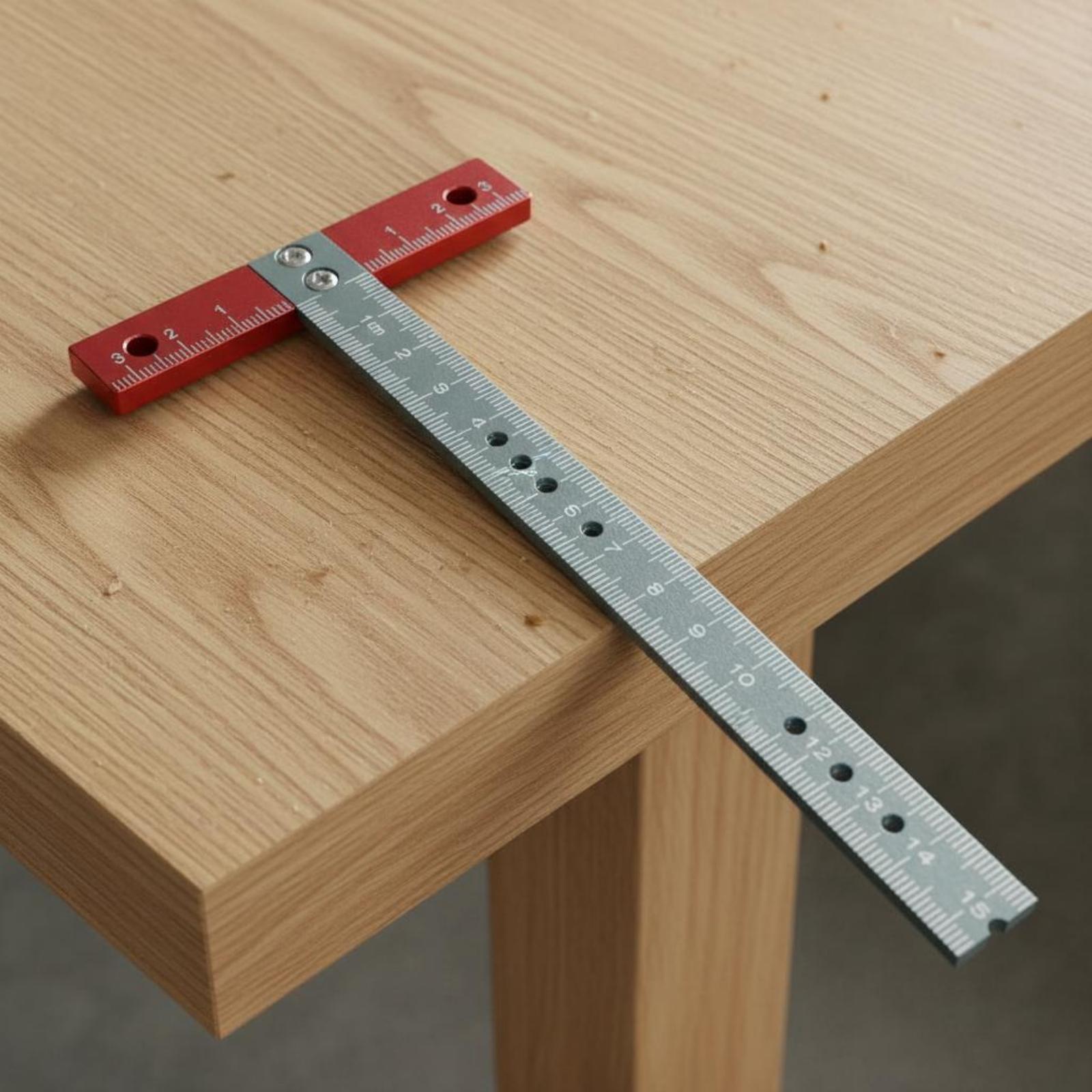 T Shaped Ruler Accurate Markin - Woodworking Workshop Layout 评论和价格