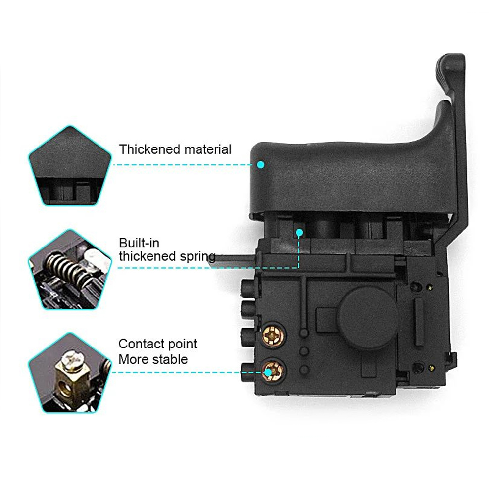 Switch replace for MAKITA HR24 - Makita Drill Hp1640 评论和价格