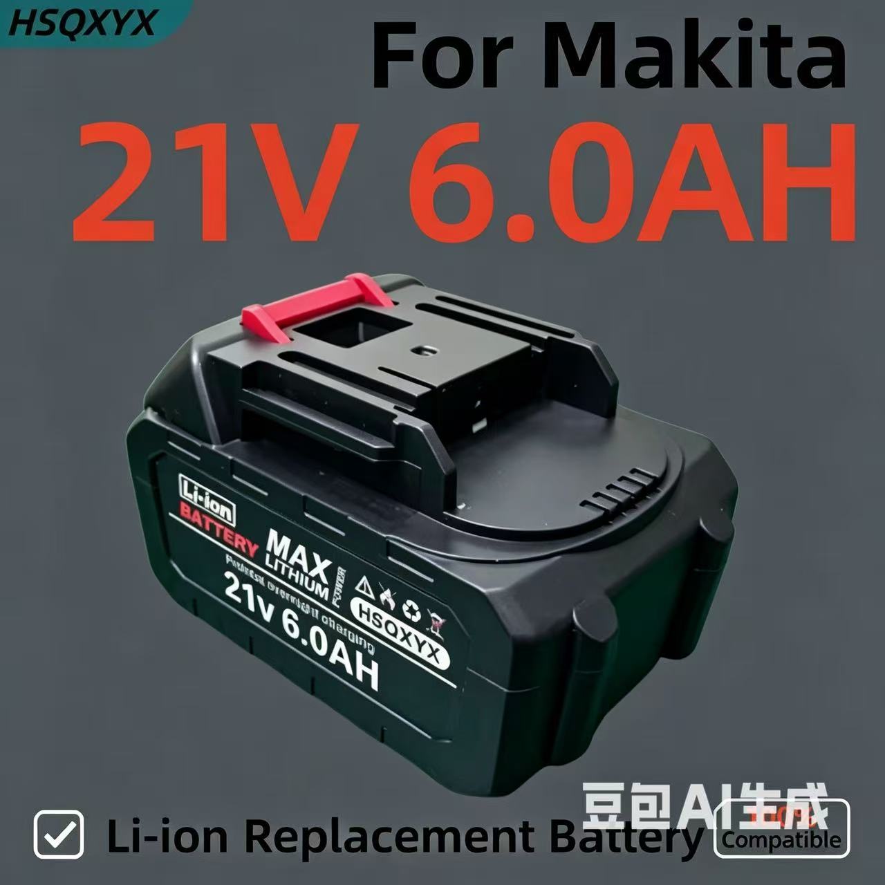for Makita 21V 6.0Ah Smart Bat - Makita Drill Hp1640 评论和价格