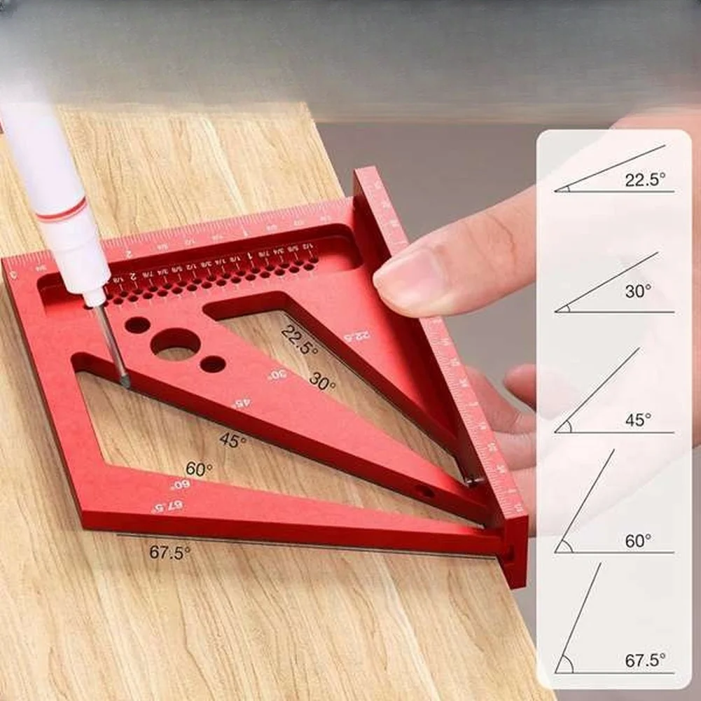 Red 3D Multi Angle Measuring R - Woodworking Workshop Layout 评论和价格