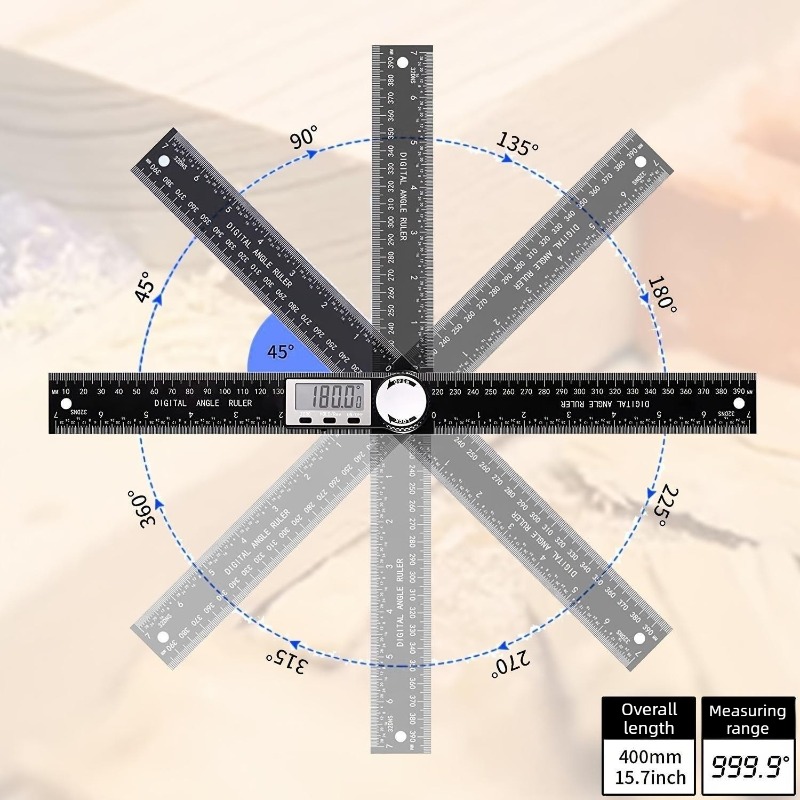 High-Accuracy Digital Angle Me - Woodworking Workshop Layout 评论和价格